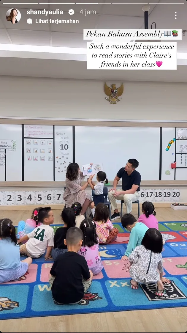 Shandy Aulia dan David Herbowo ke Sekolah Claire