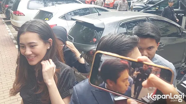 Aaliyah Massaid dan Thariq Halilintar tiba di Polda