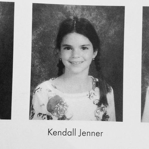 Throwback to Kendall Jenner's Childhood on her Birthday, Super Cute with Red Cheeks