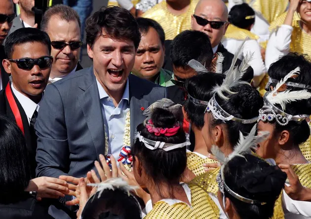 justin trudeau, perdana menteri kanada, foto unik