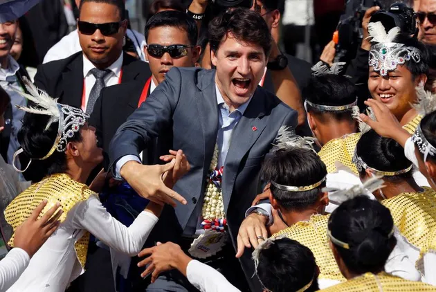 justin trudeau, perdana menteri kanada, foto unik