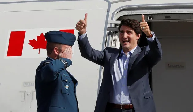justin trudeau, perdana menteri kanada, foto unik