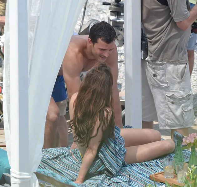 Dakota Johnson Topless FIFTY SHADES