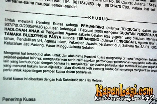 Tamara Blezsynski dan Teuku Rafly Pasha