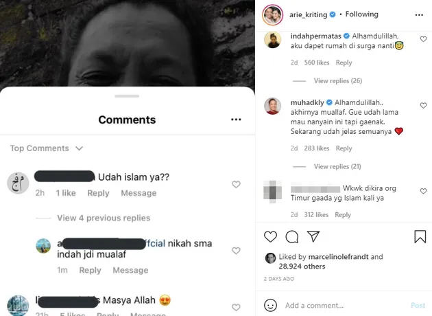 Arie Kriting Muslim