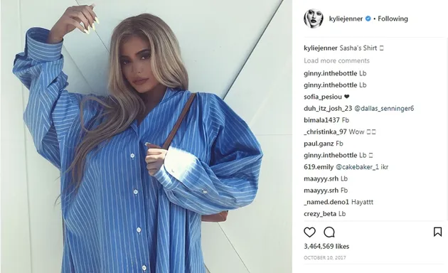 Foto kontroversial Kylie jenner