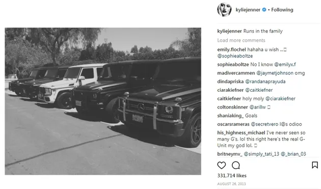 Foto kontroversial Kylie jenner