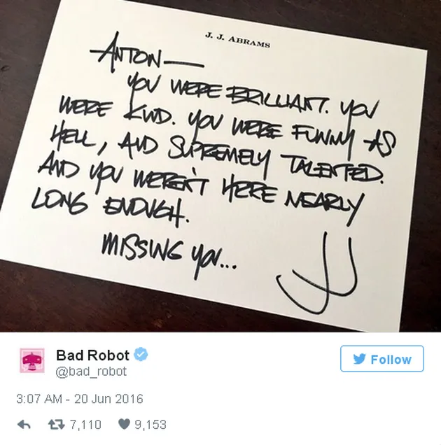 Anton Yelchin Meninggal