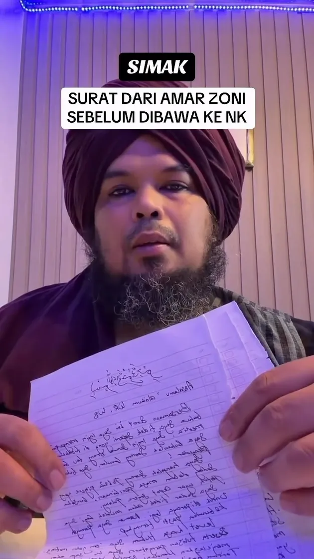 Ustaz Derry Sulaiman Tunjukkan Surat Ammar Zoni
