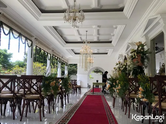 Kursi Tamu Undangan Akad Aksa Uyun Anak Soimah