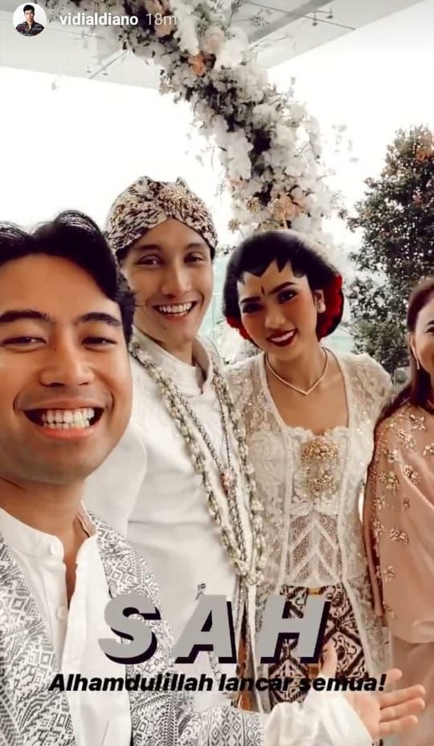 Vidi Aldiano Shares Moments Accompanying Isyana Sarasvati Before the Wedding Ceremony, Starting from Breakfast to the Official Ceremony