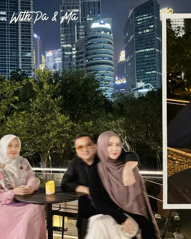 Ultah Wirda Mansur Bersama Orang Tuanya