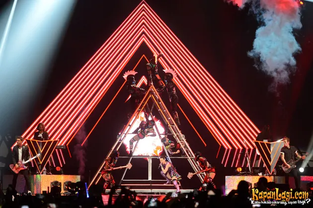 Megah Tata Panggung Katy Perry di Jakarta