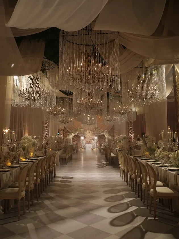 Detail Dekorasi Resepsi Pernikahan Al Ghazali