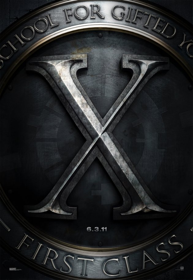 Poster film 'X-MEN: FIRST CLASS'.