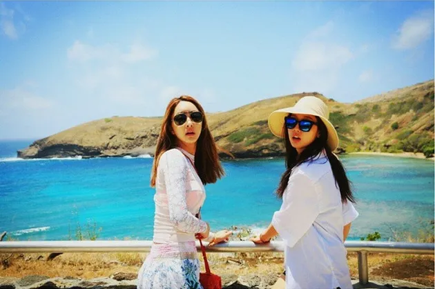 Liburan Park Shin Hye ke Hawai