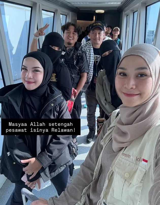 Zaskia Adya Mecca jadi relawan