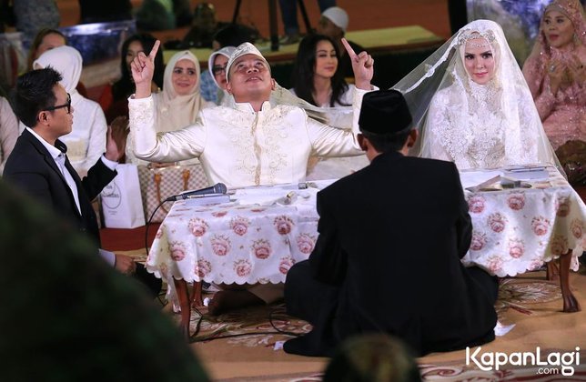 Sah! Vicky dan Angel resmi nikah / Credit: KapanLagi - Agus Apriyanto