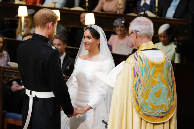 Harry memuji penampilan Meghan di hari pernikahan mereka ©AFP