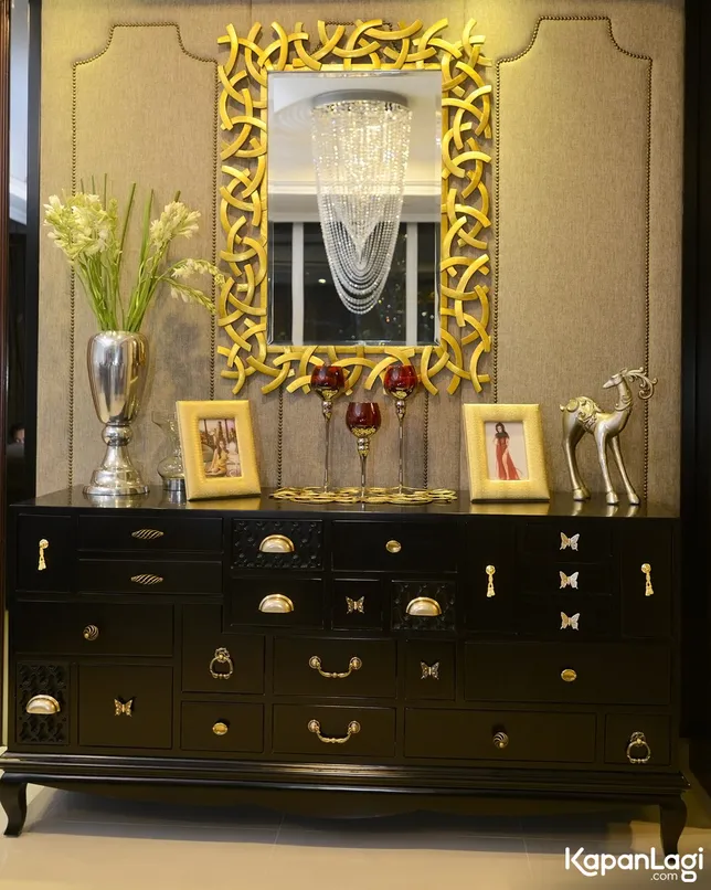 FOTO: Interior Mewah & Elegan Apartemen Sosialita Rina 