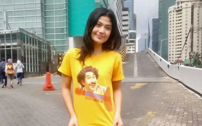 Delia diomeli Reza di lokasi syuting / Credit: KapanLagi - Abbas Aditya