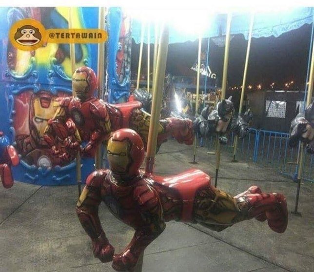 Carousel Iron Man © Facebook Robert Downey, Jr.