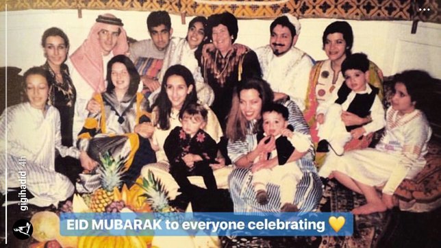 Gigi Hadid juga ucapkan selamat Hari Raya @ Instagram.com/gigihadid