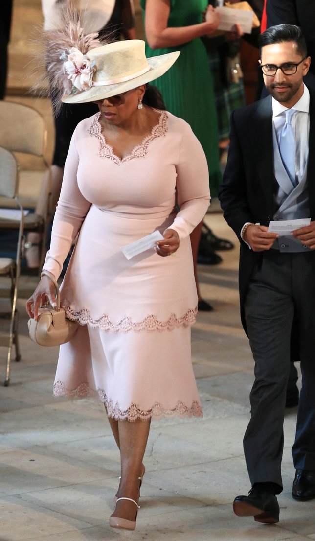 Oprah Winfrey sudah memasuki kapel St George © AFP