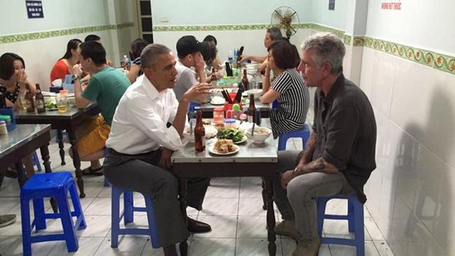 Anthony dan Barack sempat hangout bareng / Credit: AFP - Liputan6.com