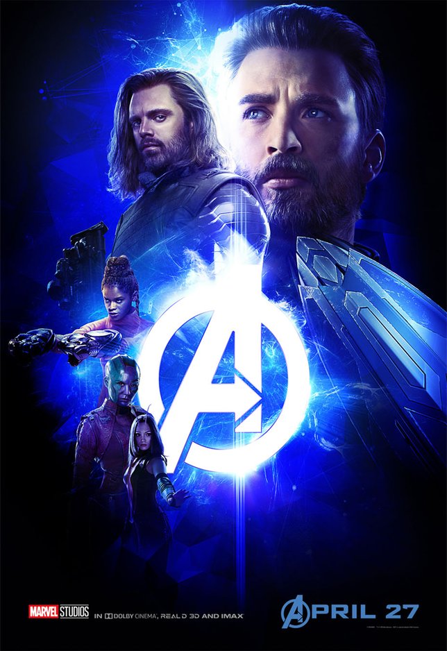 Space Stone berwarna biru (seperti dalam poster ini) © Marvel