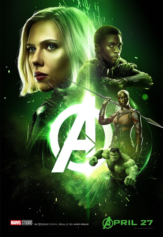 Time Stone berwarna hijau (seperti dalam poster ini) © Marvel