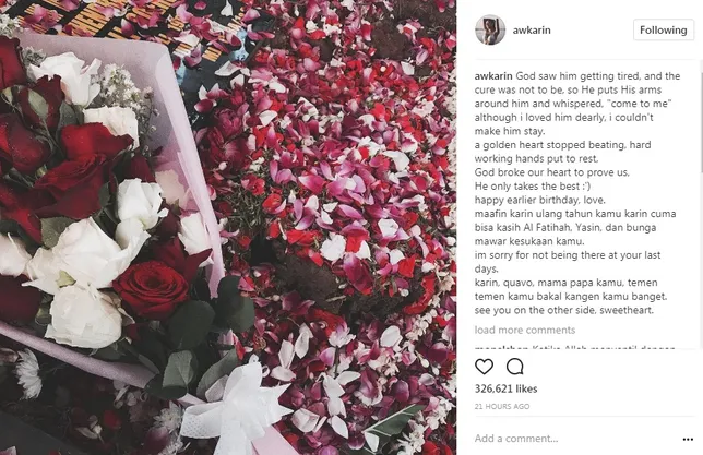 Awkarin beri kado ini buat Oka ©instagram/awkarin