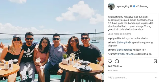 Ayu Ting Tign dan gengnya