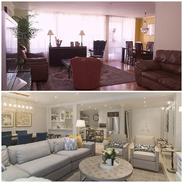 Before after rumah orangtua Mila Kunis © Youtube.com/myhouzz