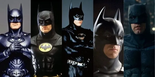 Penampilan Batman dari tahun ke tahun