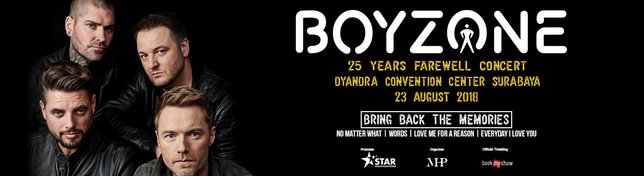 Konser Boyzone di Surabaya / Credit: Bookmyshow