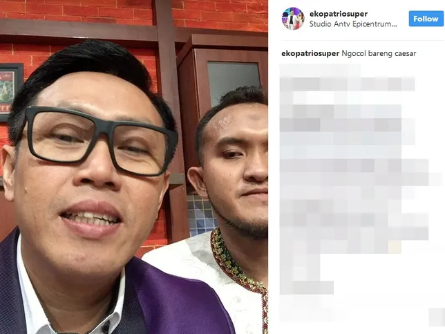 Eko klarifikasi bergabungnya Caisar dengan Pesbukers ©instagram/ekopatriosuper