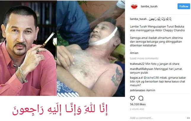 Cheppy Chandra Meninggal Dunia, Jenazahnya Dikabarkan Tersenyum Cheppy Chandra Meninggal Dunia, Jenazahnya Dikabarkan Tersenyum video viral info traveling info teknologi info seks info properti info kuliner info kesehatan foto viral berita ekonomi