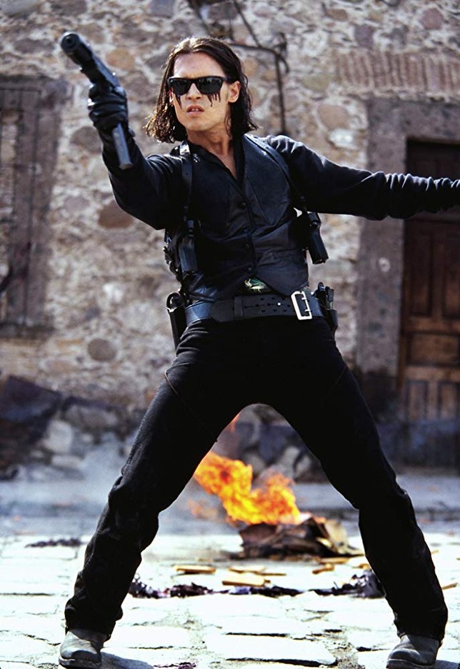 Johnny Depp di film ONCE UPON A TIME IN MEXICO dirilis tahun 2003 © Columbia Pictures