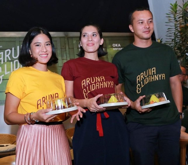 Dian Sastrowardoyo dan Nicholas Saputra ingin lepas bayang-bayang 'AADC' lewat film 'ARUNA DAN LIDAHNYA' © KapanLagi.com/Muhammad Akrom Sukarya