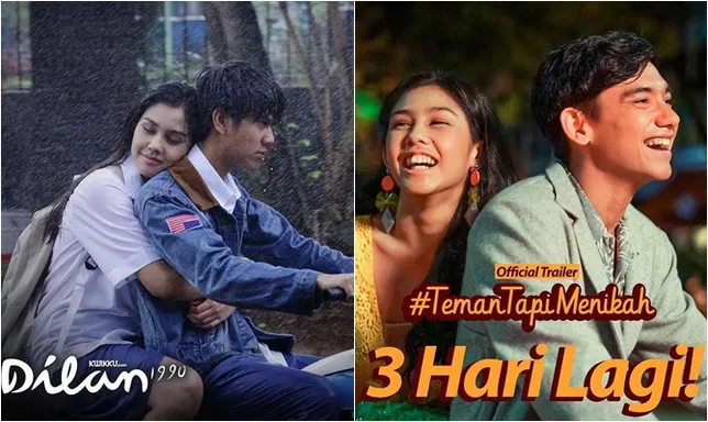 Dilan yang jatuh hati pada Milea pada pandangan pertama atau Ditto yang memendam rasa selama 12 tahun? © Instagram/falconpictures_