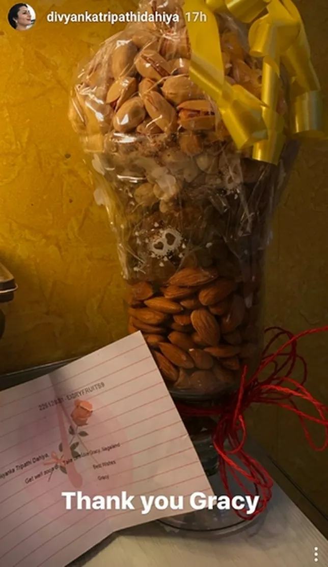 Fans kirimkan makanan untuk Divyanka ©instagram