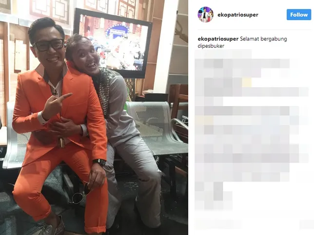 Eko sampaikan selamat bergabung ©instagram/ekopatriosuper