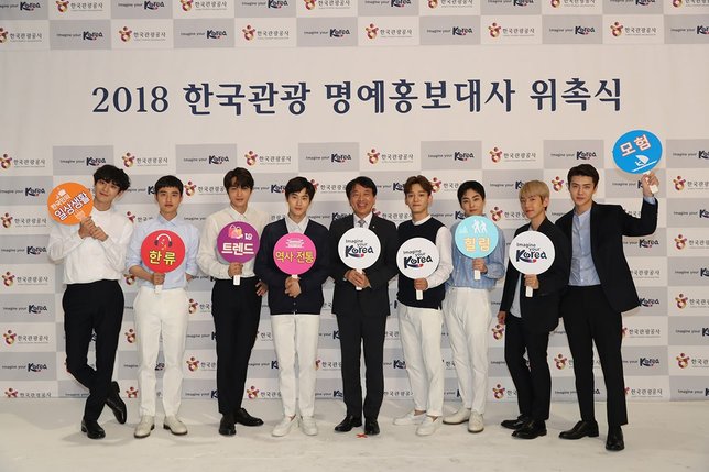 EXO jadi duta kehormatan untuk pariwisata Korea tahun ini © via Soompi