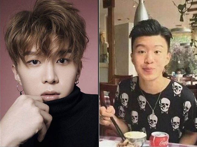 Foto baru vs foto lama Fan Chengcheng adik Fan Bingbing. © toggle.sg