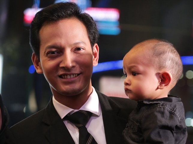 Menurut Fedi, Hasan adalah anak yang kuat dan tidak mudah sakit. © KapanLagi.com/Budy Santoso