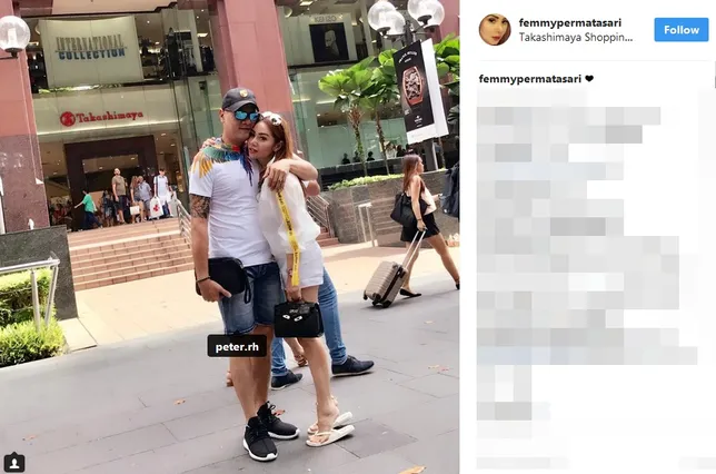 Kekasih Femmy bernama Peter ©instagram/femmypermatasari