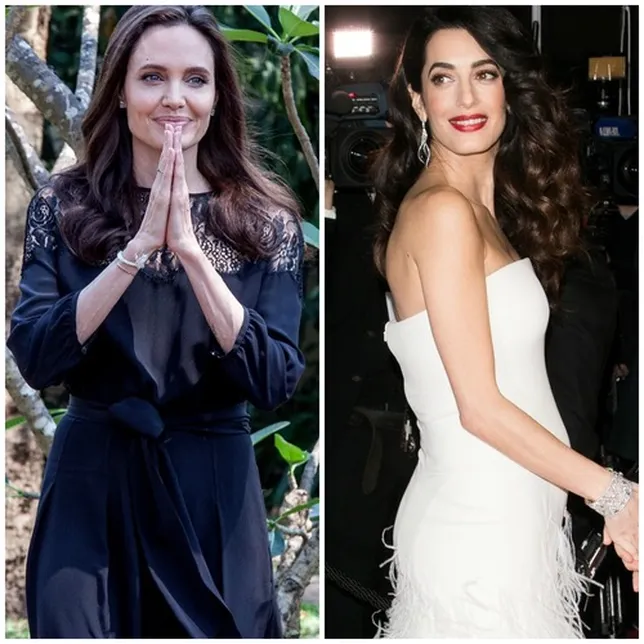 Amal Clooney & Angelina Jolie © Life & Style
