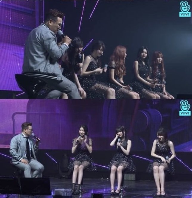 GFriend saat di showcase © Naver's V Live