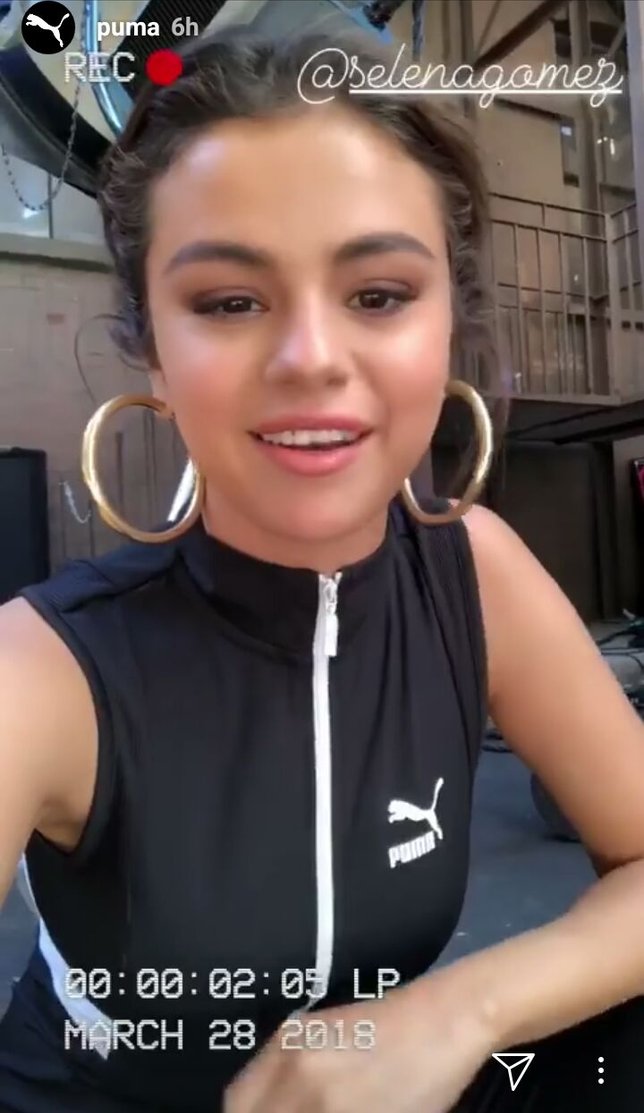 Selena ungkap kolaborasinya melalui instagram resmi puma. (instagram.com/puma/)